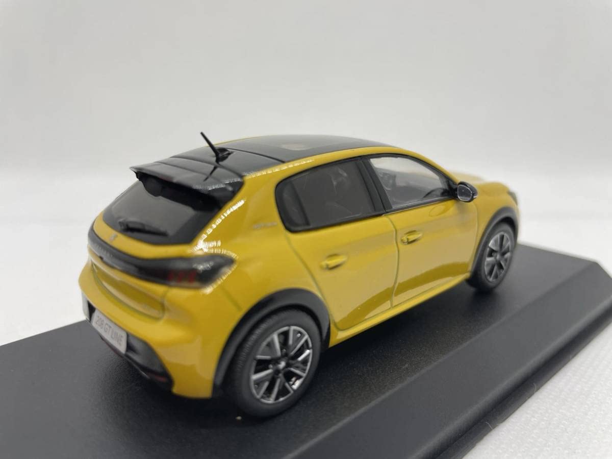 中古品 1/43&64 プジョー純正ノレブ プジョー 208 ファロイエロー 中古品 1/43&64 プジョー純正ノレブ プジョー 208 ファロ